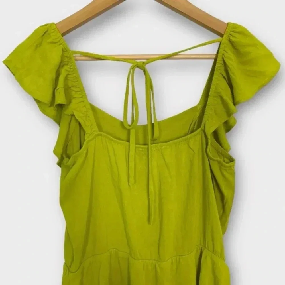 Moa Moa Ruffle Button Down Blouse - Picture 4 of 7